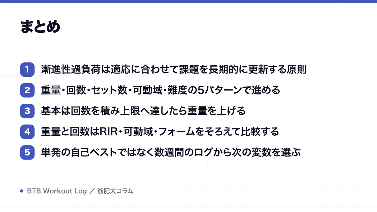 まとめを示す図解